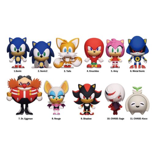 Sonic - The Hedgehog Pvc Bag Clips Series 1  Con Figure Int.