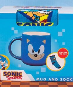 Sonic The Hedgehog Regalo Set 2 In 1 Tazza + Calzini Fizz Creations