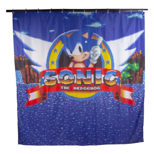 Sonic The Hedgehog Shower Curtain Classic Fizz Creations