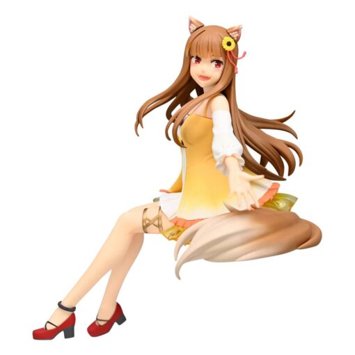 Spice E Wolf Noodle Stopper Pvc Statua Holo Sunflower Dress Ver. 17 Cm Furyu