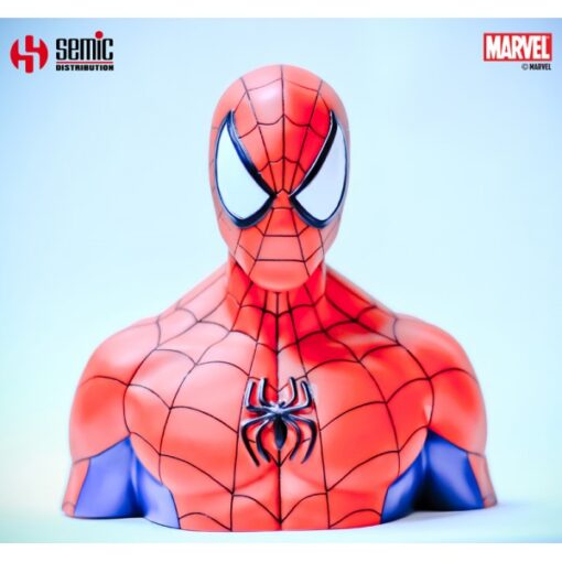 Spider-man Salvadanaio Busto Spider-man Deluxe Uomo Ragno Semic