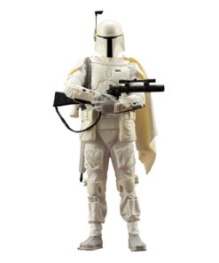 Star Wars Artfx+ Pvc Statua 1/10 Boba Fett White Armor Ver. 18 Cm Kotobukiya