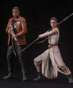 Star Wars Ep. Vii The Force Awakens Rey & Finn Artfx 2 Statua 1:10 Kotobukiya