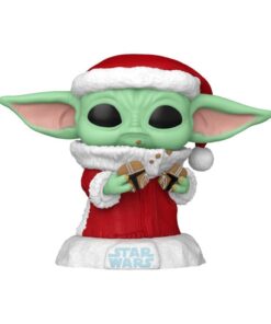 Star Wars: Mandalorian Pop! Vinile Figura Holiday Grogu 9 Cm Funko