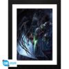 STARCRAFT - Framed print "Zeratul vs Kerrigan" (30x40)