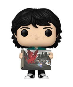 Stranger Things Pop! Tv Vinile Figura Mike W/will's Painting 9 Cm Funko