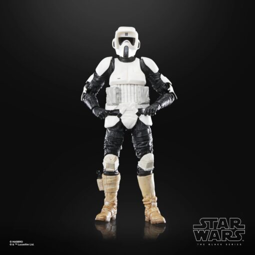 Sw Bl Roj Biker Scout Trooper Af Action Figura Hasbro