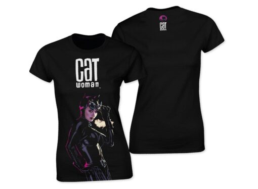 T-shirt Maglietta Dc Comics Catawoman nera taglia L SD Toys