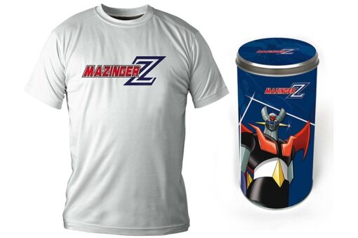 T-SHIRT MAZINGER Z LOGO WHITE BOY DLX TAGLIA XXL SD TOYS