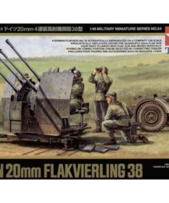 Tamiya TA32554 GERMAN 20 MM FLAKIVERLING 38 1/48 KIT DI MONTAGGIO Modellino