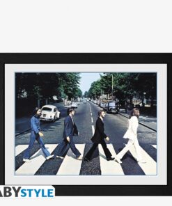 THE BEATLES - Framed print "Abbey Road" (30x40)