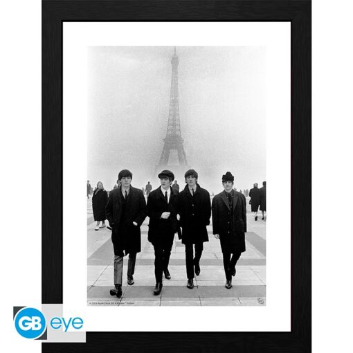 THE BEATLES - Framed print "Paris" (30x40)