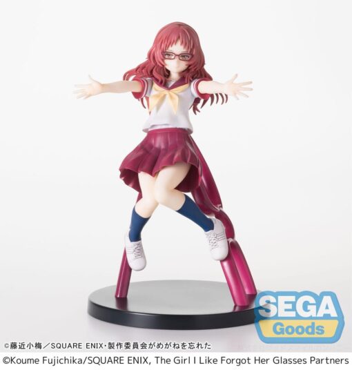 The Girl I Like Forgot Her Occhiali Luminasta Pvc Statua Ai Mie 18 Cm Sega