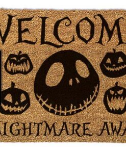 The Nightmare Before Christmas Zerbino Welcome A Nightmare Awaits 60 x 40 Cm