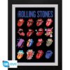 THE ROLLING STONES - Framed print "Tongues" (30x40)