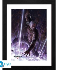 THE WITCHER - Framed print "Geralt" (30x40)