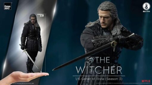 The Witcher S.3 Netflix Geralt 1/6 Af Action Figura Threea Toys/threezero