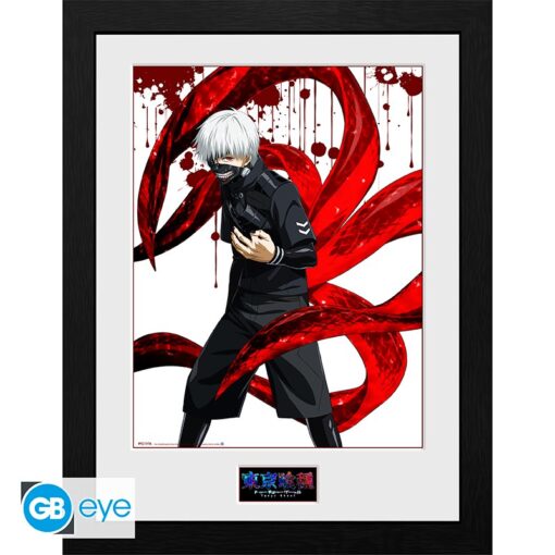 TOKYO GHOUL - Framed print "Ken" (30x40)