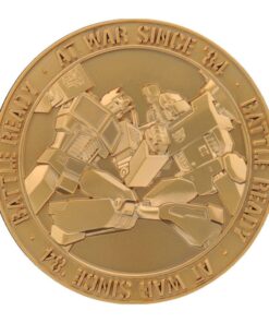 Transformers Collectable Coin 40th Anniversary 24k Gold Plated Edition 4 Cm FaNaTtik