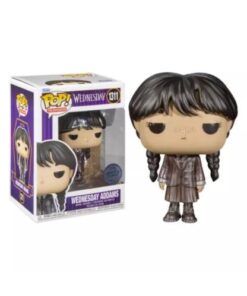 Wednesday Pop! Tv Vinile Figura Mercoledì Addams 9 Cm Funko Metallico