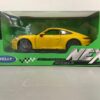 WELLY PORSCHE 911 CARRERA 4S YELLOW 1:24 MODELLINO PRODOTTO DANNEGGIATO