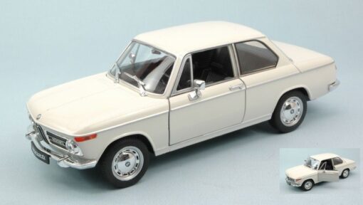 Welly WE4053W BMW 2002 Ti 1972 WHITE 1:24 Modellino