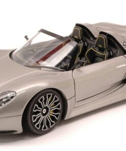 Welly WE4694 PORSCHE 918 SPYDER HYBRID 2013 SILVER 1:24 Modellino