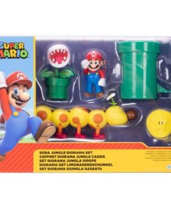 World Of Nintendo Super Mario Diorama Playset Soda Jungle 6 Cm Jakks Pacific