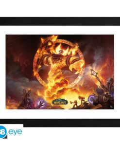 WORLD OF WARCRAFT - Framed print "Ragnaros" (30x40)