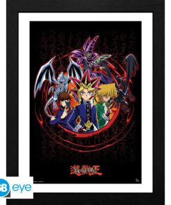 YU-GI-OH! - Framed print "Joey Yugi Kaiba" (30x40)