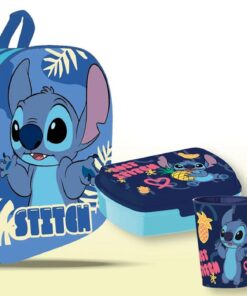 Zaino 3d Bambino + Regalo Set 3 In 1 Lilo & Stitch Disney - Accessori