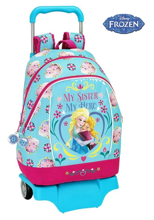 Zaino Trolley Scuola Frozen Zaino Con Wheels (big) 33x42x14 Cm Safta