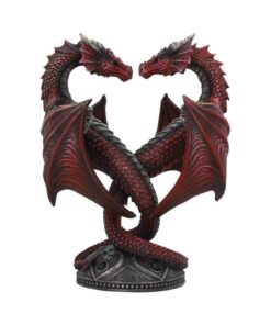 Anne Stokes Candle Holder Dragon Heart Valentine's Edition 23 Cm Nemesis Now