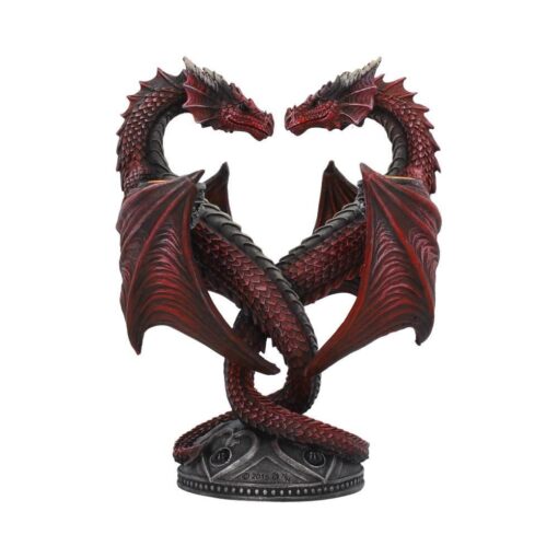 Anne Stokes Candle Holder Dragon Heart Valentine's Edition 23 Cm Nemesis Now