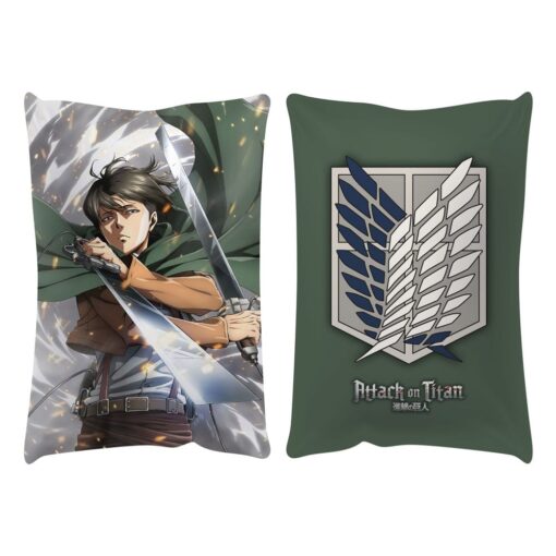Attack On Titan Cuscino Levi Attack 50 X 35 Cm Popbuddies