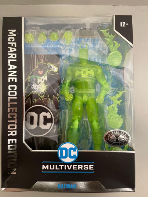 Dc Comics Batman As Green Lantern Mcfarlane Platinum Edition Scatola Rovinata