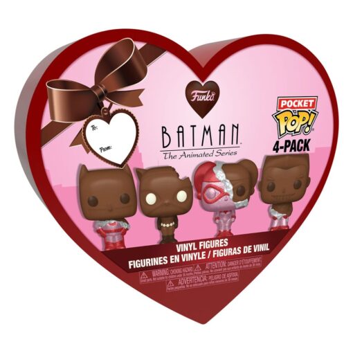 Dc Valentines Pocket Pop! Vinile Figura 4-pack Choc 4 Cm Funko