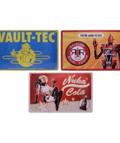 Fallout Tin Signs 3 Pack Brands FaNaTtik