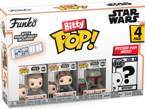 FUNKO BITTY POP 4 PACK STAR WARS THE MANDALORIAN MARSHAL STAR WARS THE MANDALORIAN - FUNKO