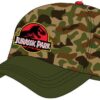 Jurassic Park Berretto Curvo Camo Heroes Inc