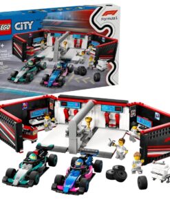 LEGO CITY 60444 - GARAGE CON MONOPOSTO MERCEDES-AMG E ALPINE F1