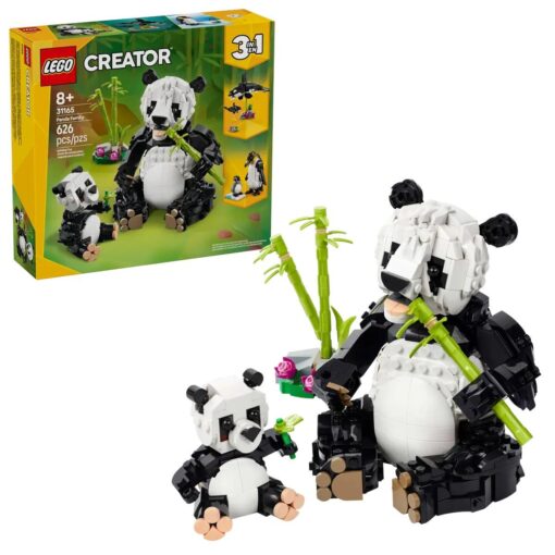 LEGO CREATOR 31165 - ANIMALI SELVATICI: FAMIGLIA DI PANDA