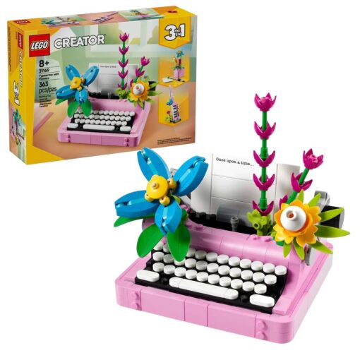 LEGO CREATOR 31169 - MACCHINA DA SCRIVERE CON FIORI