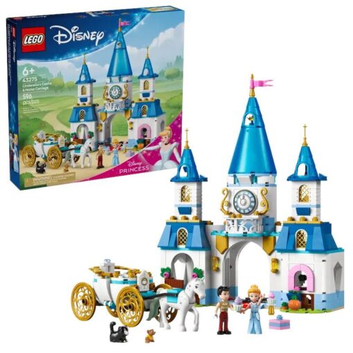 LEGO DISNEY PRINCESS 43275 - CASTELLO E CARROZZA DI CENERENTOLA