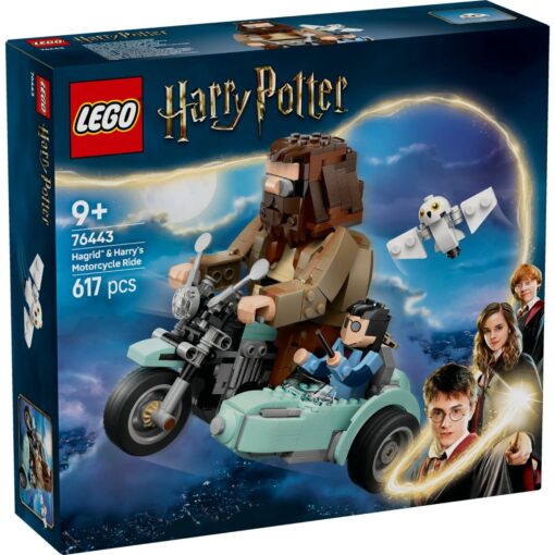 LEGO HARRY POTTER 76443 - GIRO SUL SIDECAR DI HAGRID E HARRY