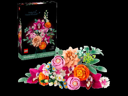 LEGO ICONS BOTANICAL 10342 - BOUQUET DI FIORI ROSA