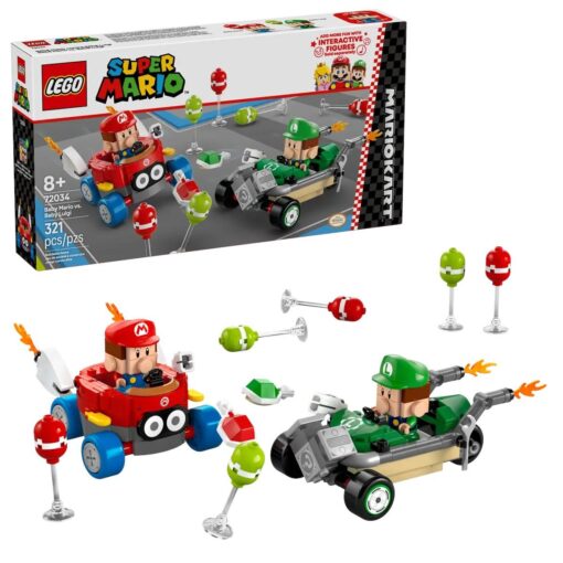 LEGO SUPER MARIO 72034 - MARIO KART: BABY MARIO VS BABY LUIGI