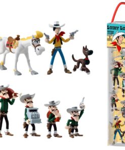 Lucky Luke Mini Figura 7-pack Characters 4 - 10 Cm Plastoy