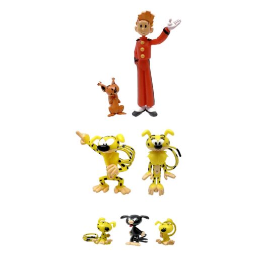 Marsupilami Mini Figura 7-pack Characters 4 - 10 Cm Plastoy