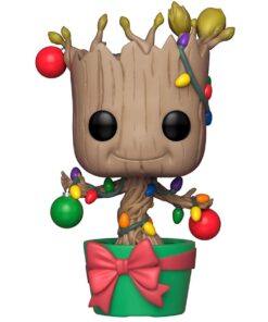 Marvel Pop! Figure Vinile Groot con Luci di Natale 9 Cm Funko